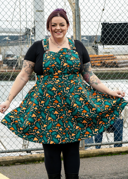 Rebel Romance x Clare Lewis Earthy Eden Stretch Flared Pinafore