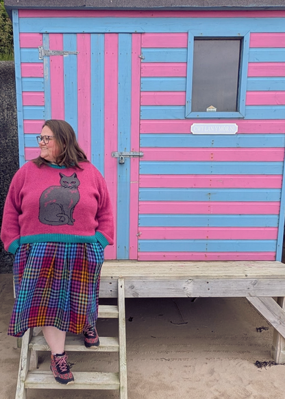 Home of Rainbows - The Fluffy Black Cat Jumper