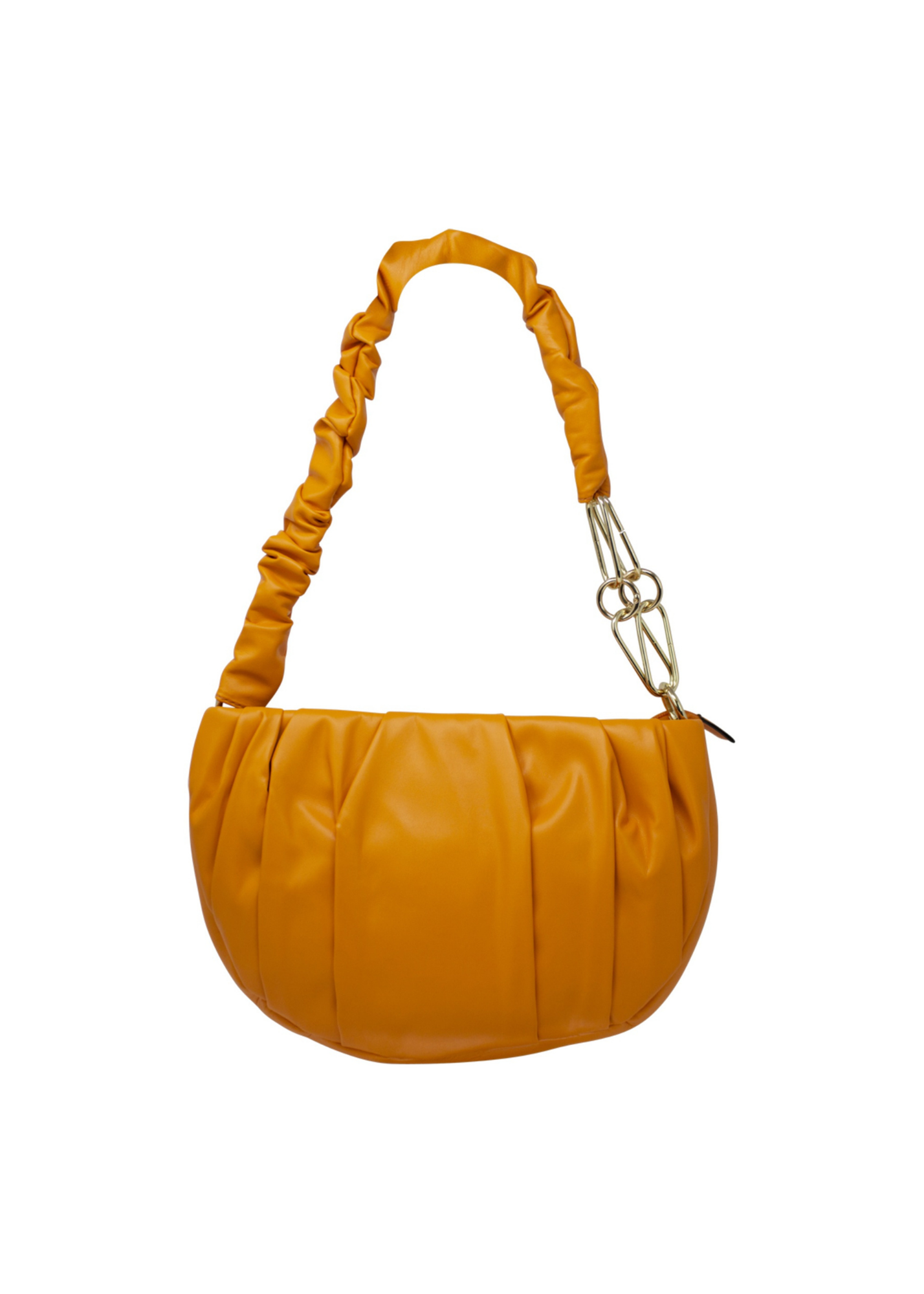 The Edit - Ruffle Crossbody Bag in Orange