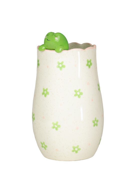Sass & Belle - Peeking Frog Vase