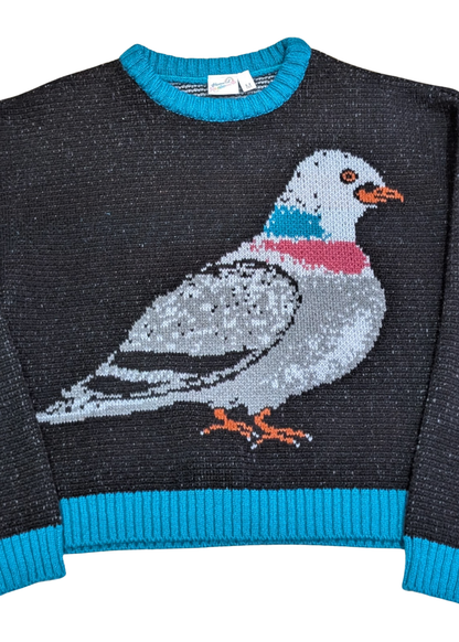 Home of Rainbows - Fluffy Pigeon Knit Jumper