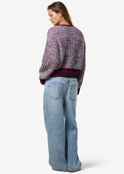 Noisy May - Maroon Chunky Knit Jumper