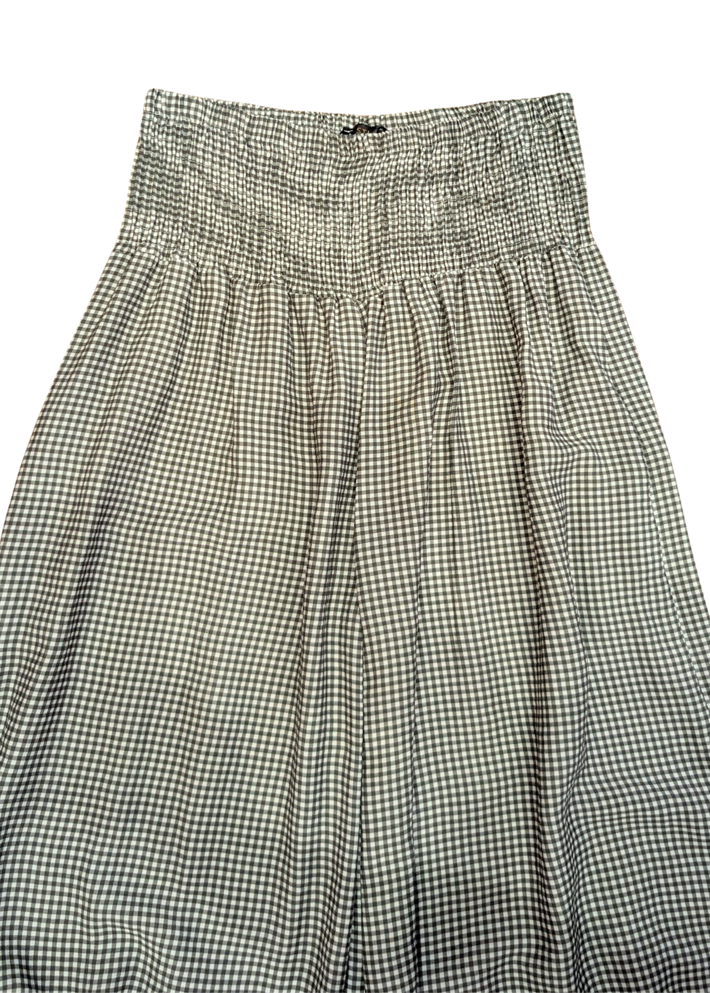 The Edit - Forest Green Gingham Cocoon Trousers