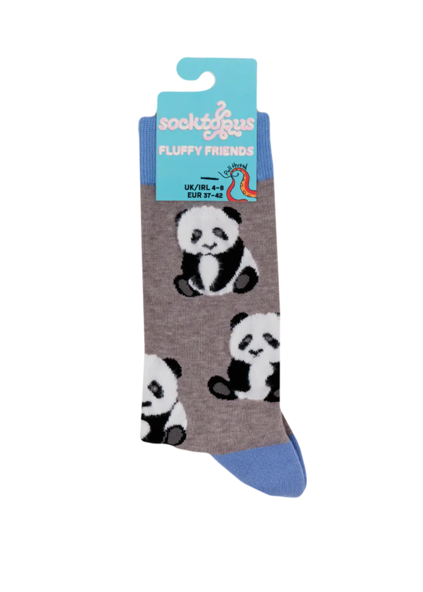 Socktopus - Fluffy Panda Socks