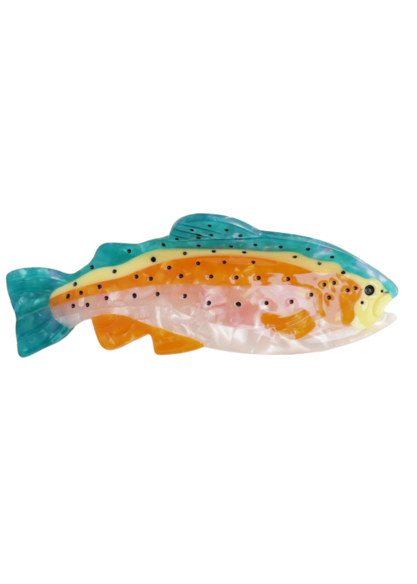 The Edit - Rainbow Trout Hair Claw