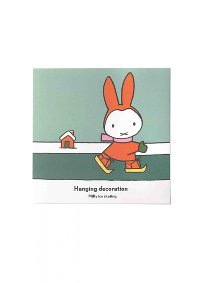 Miffy - Metal Miffy Skating Hanging Decoration