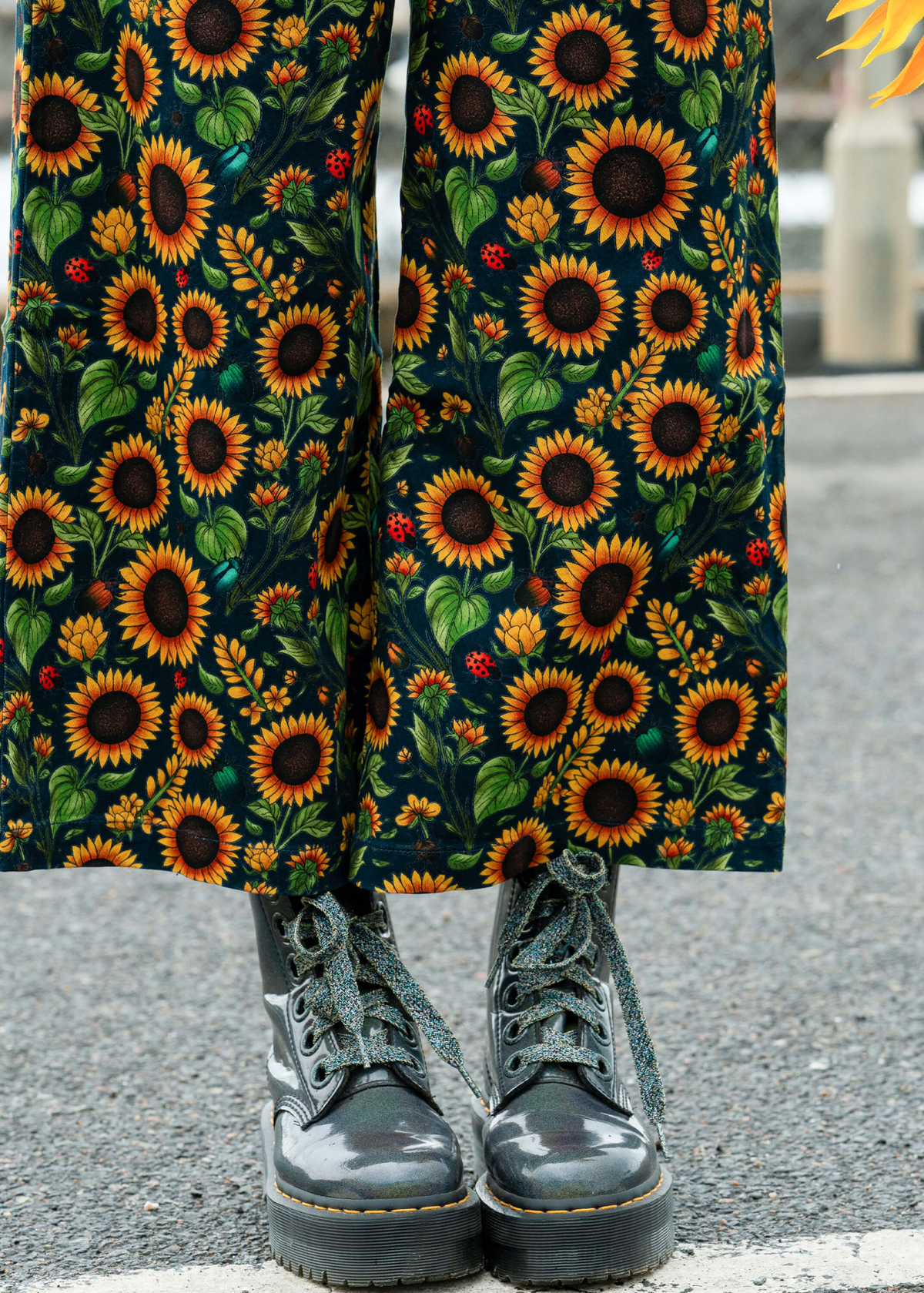 Rebel Romance - Sunflower Wide Leg Charity Trousers