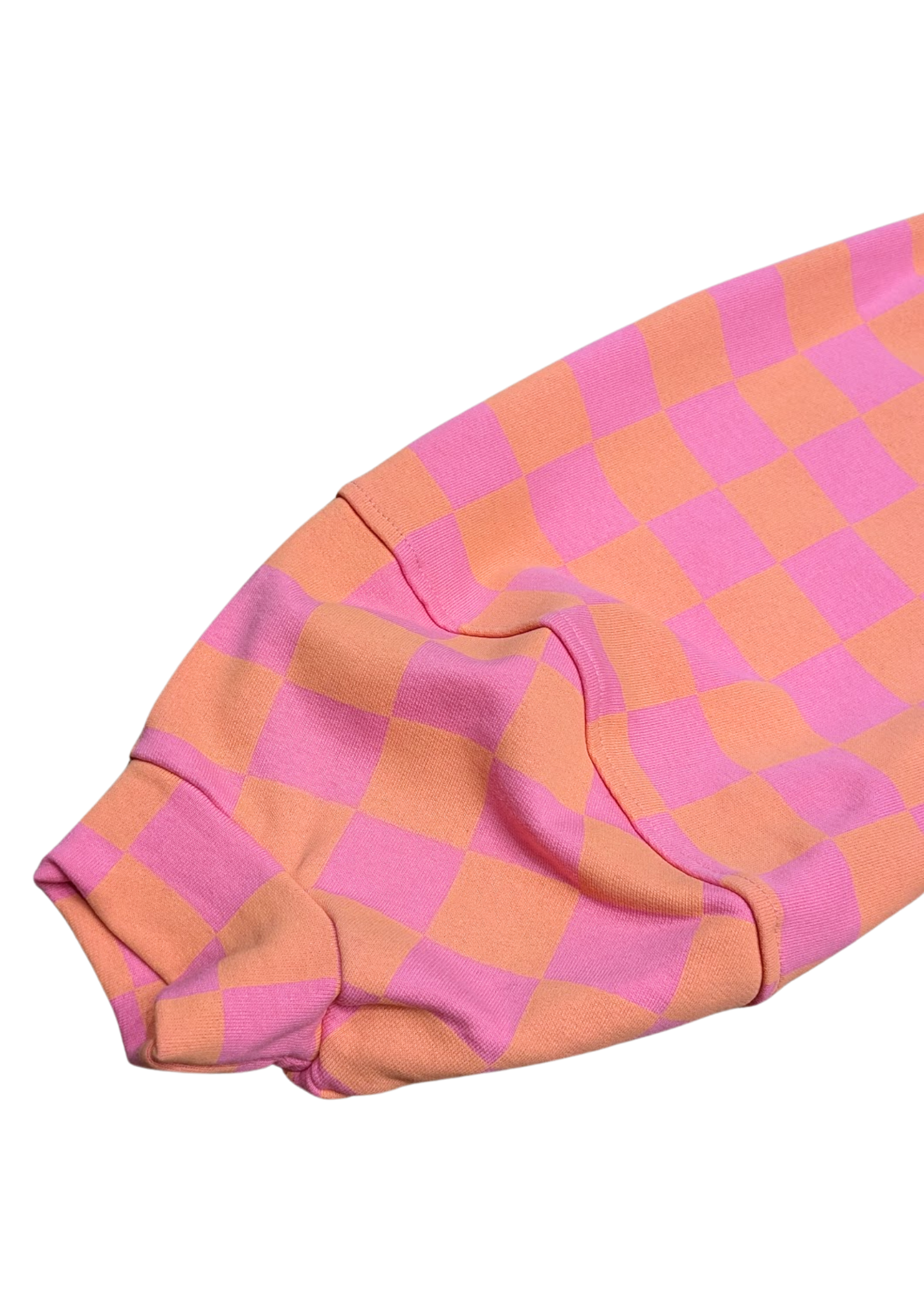 The Edit - Pink & Orange Check Sweater