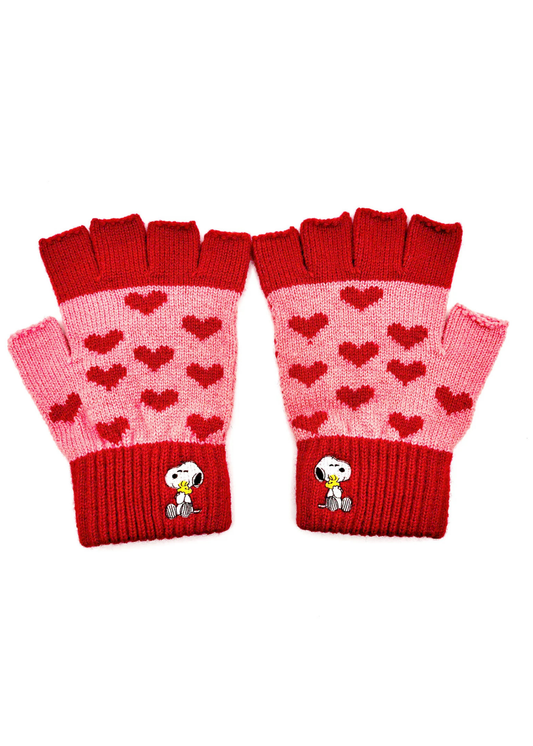 House of Disaster - Peanuts Love Fingerless Gloves