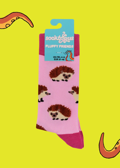 Socktopus - Fluffy Hedgehog Socks