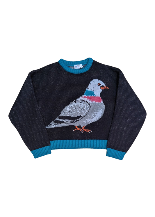 Home of Rainbows - Fluffy Pigeon Knit Jumper