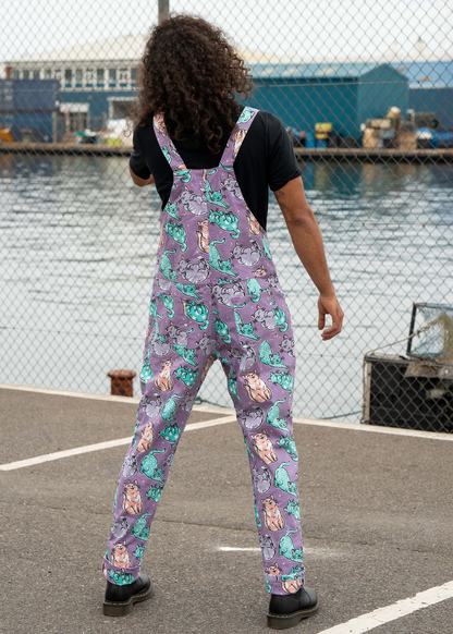 Rebel Romance x Abi Perry - Purrfect Cats Stretch Dungarees