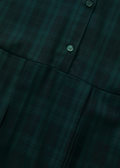 JJXX - Black Watch Style Tartan Shirt Dress