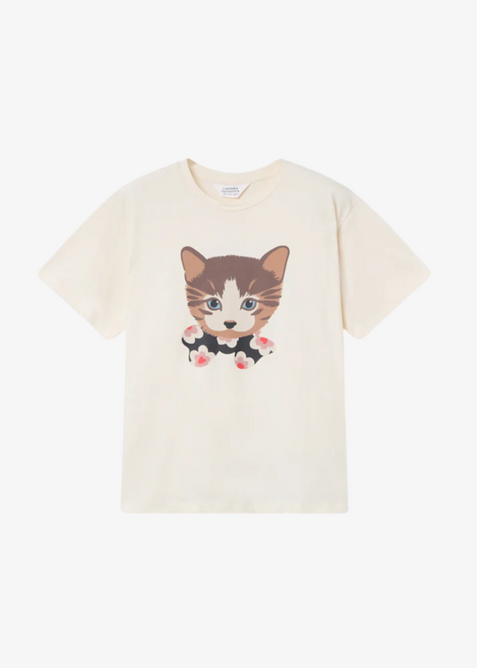 Compañia Fantastica - Cute Cat with Bow Tee