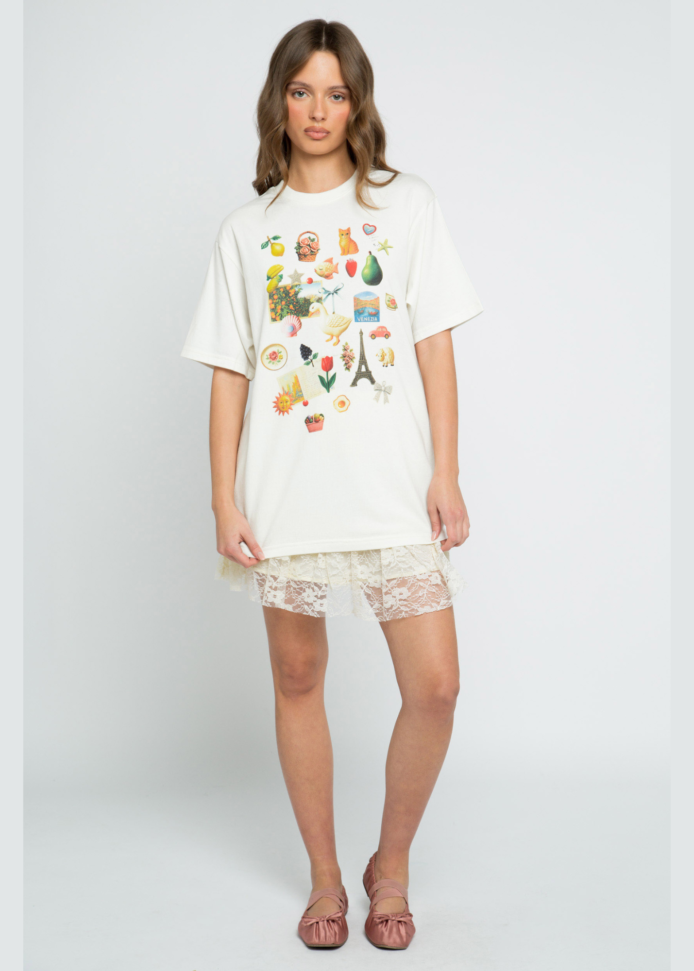 Daisy Street - Oversized Trinkets Tee
