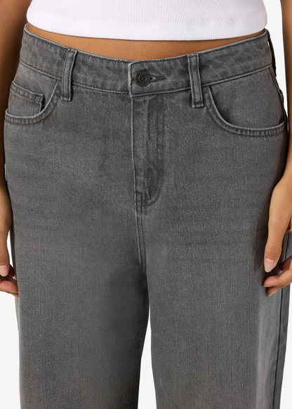 Noisy May - Grey Wide Leg Jeans