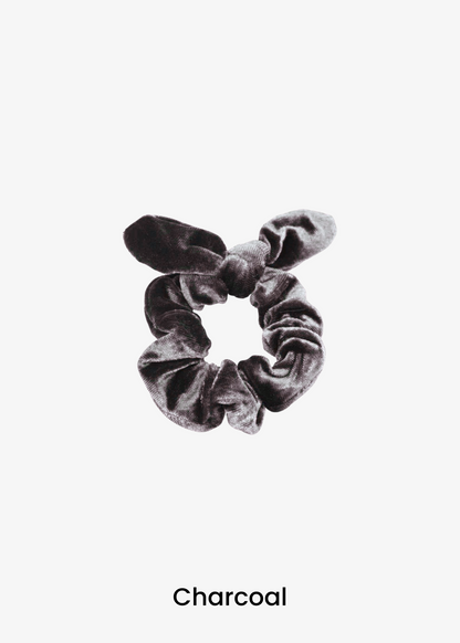 The Edit - Single Velvet Bow Scrunchie