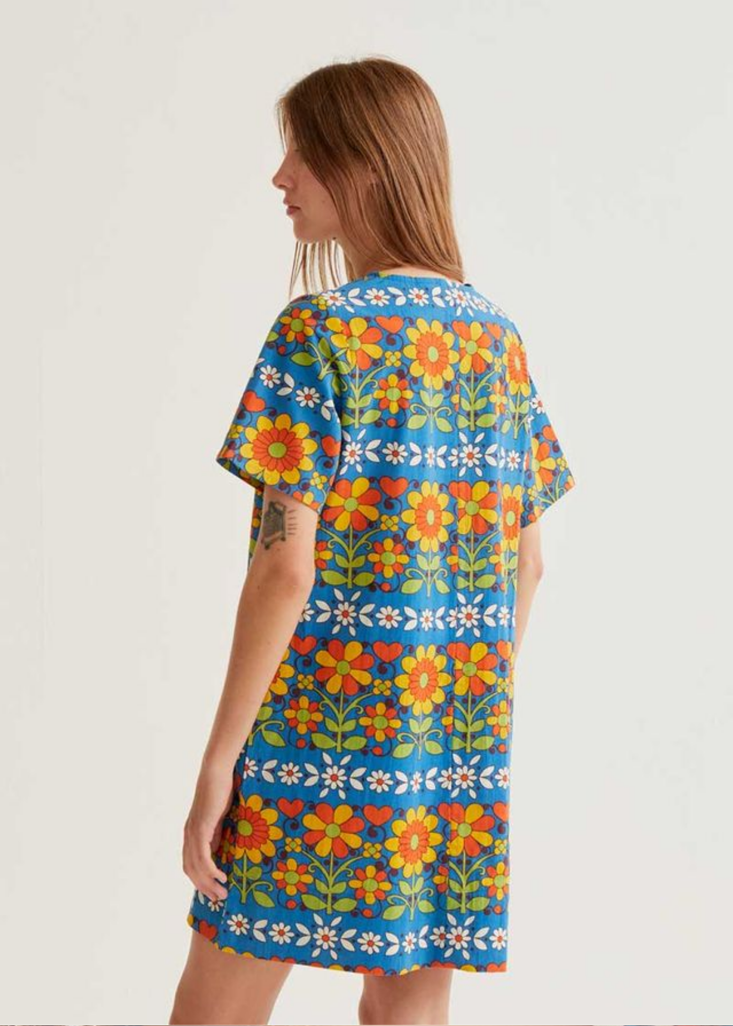 Compañia Fantastica - Retro Garden Print A-Line Dress