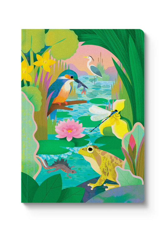 Ohh Deer - British Pond Life A5 Paperback Notebook