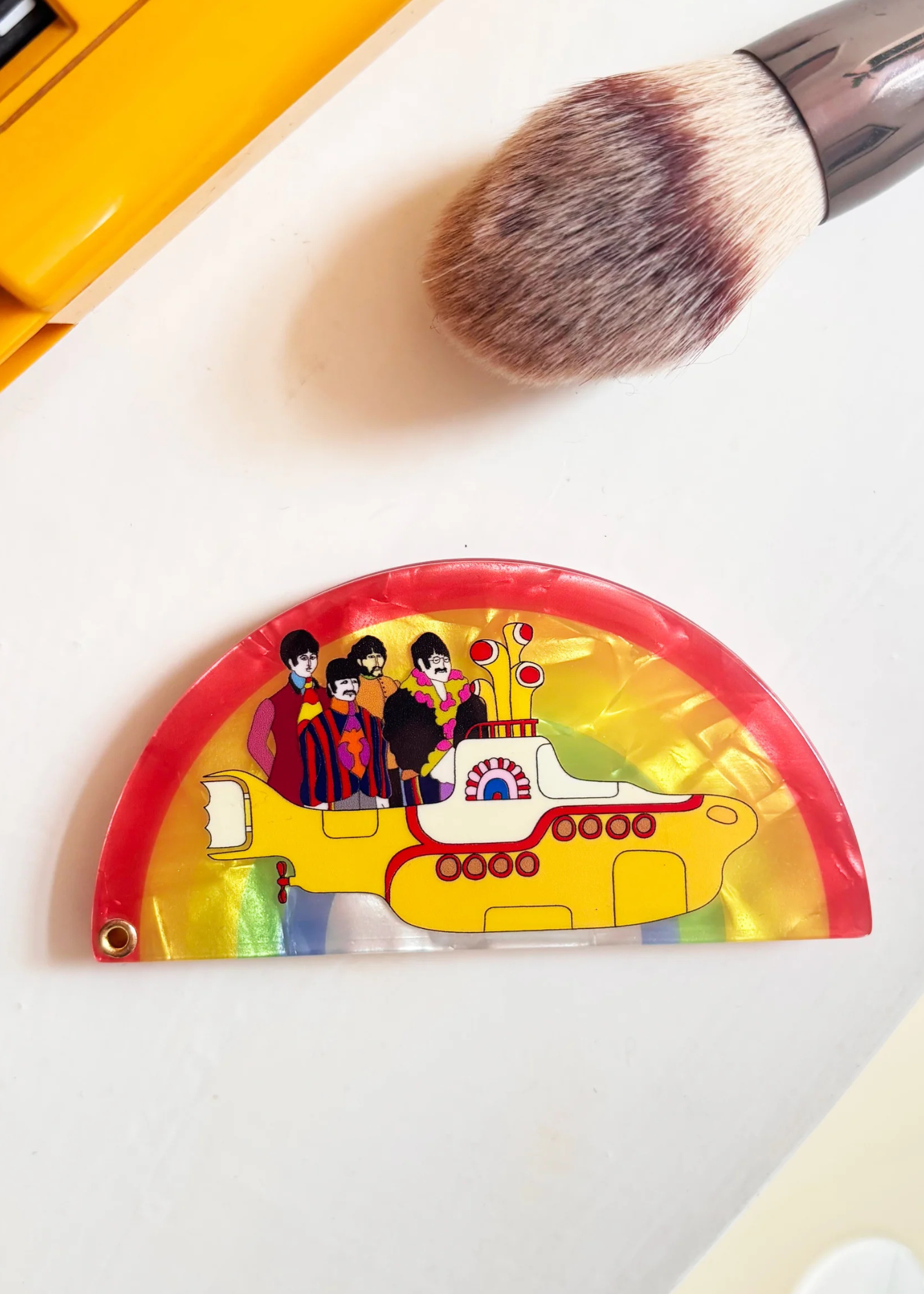 House of Disaster - The Beatles Yellow Submarine Compact Mirror