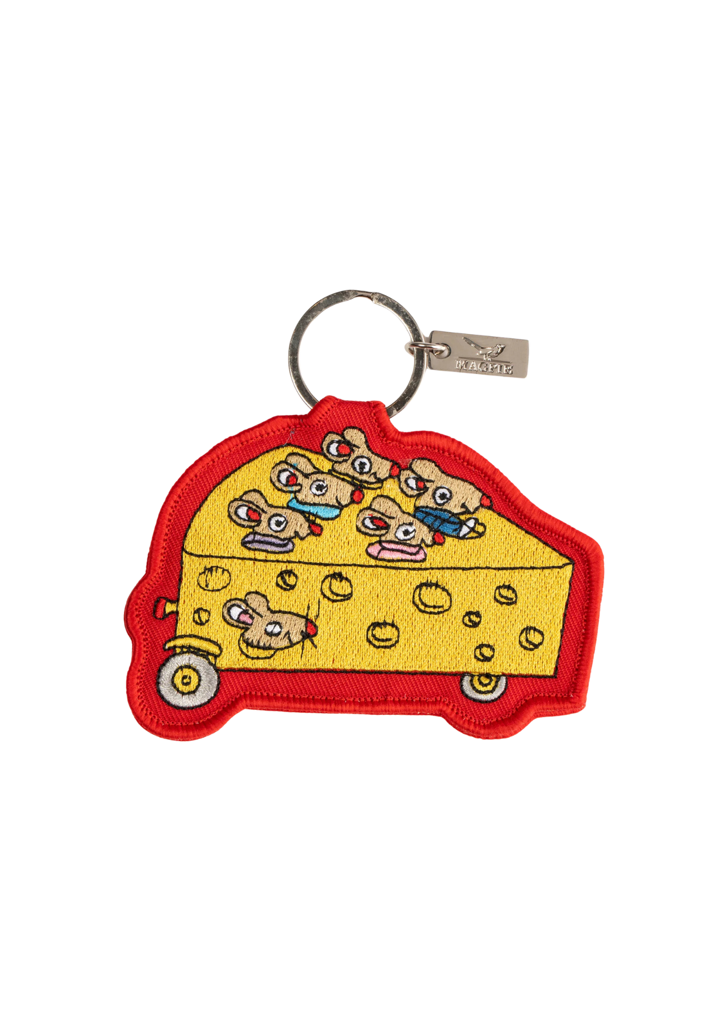 Magpie - Richard Scarry Cheesecar Key Charm