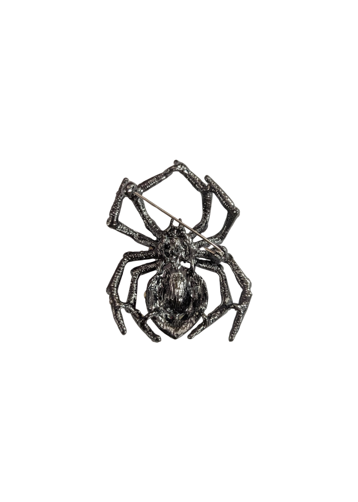 The Edit - Pink Bejeweled Spider Brooch