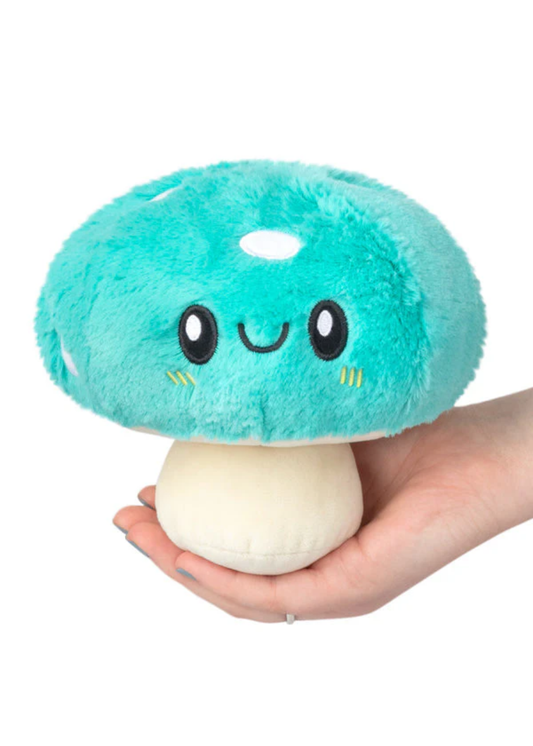 Squishable- Snacker Turquoise Mushroom