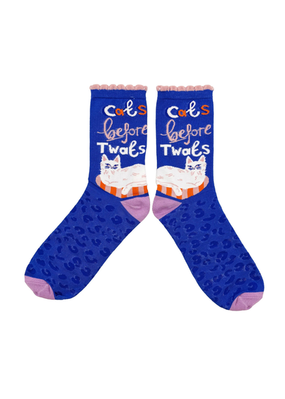House of Disaster - Catnip 'Cats Before T***s' Socks