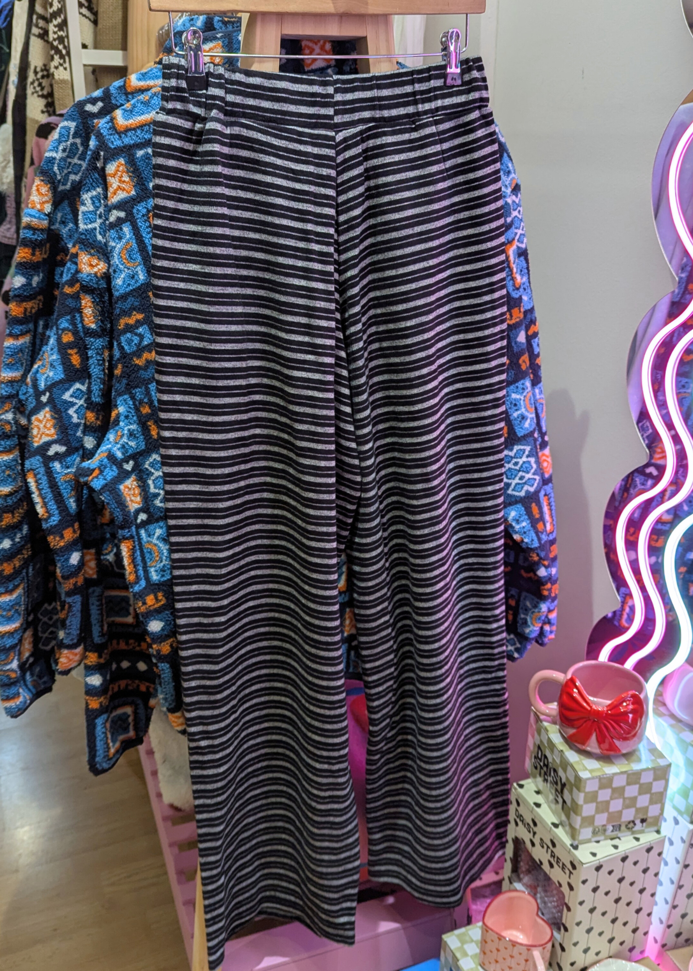 Daisy Street - Charcoal Grey Pinstripe Joggers