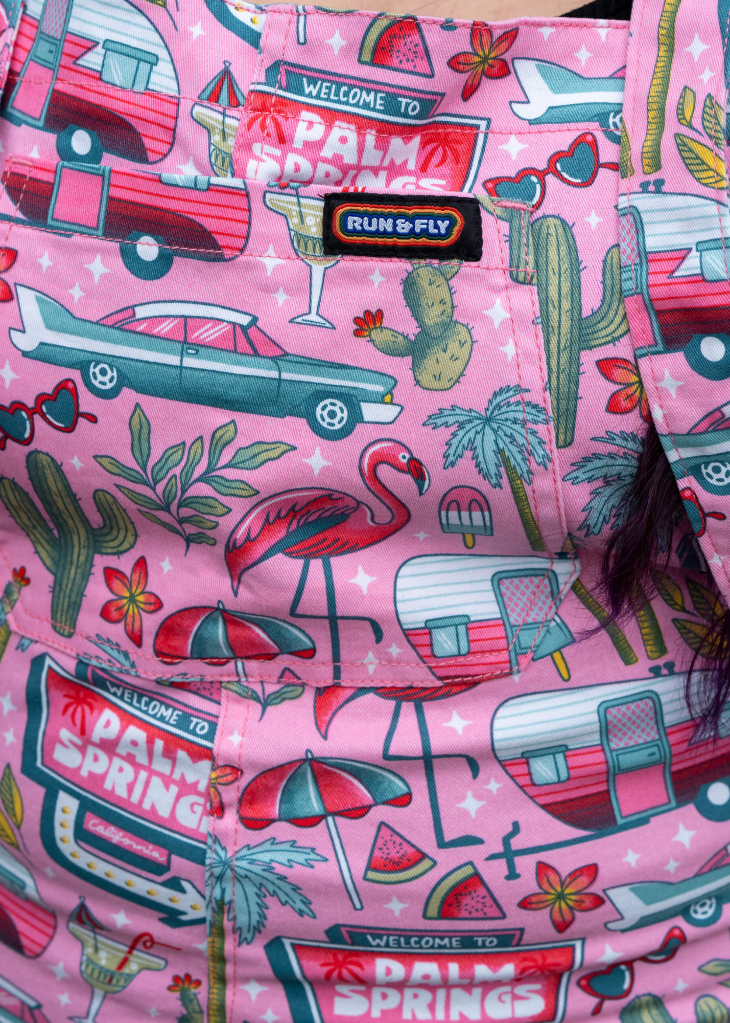 Run & Fly - Palm Springs Stretch Twill Dungarees