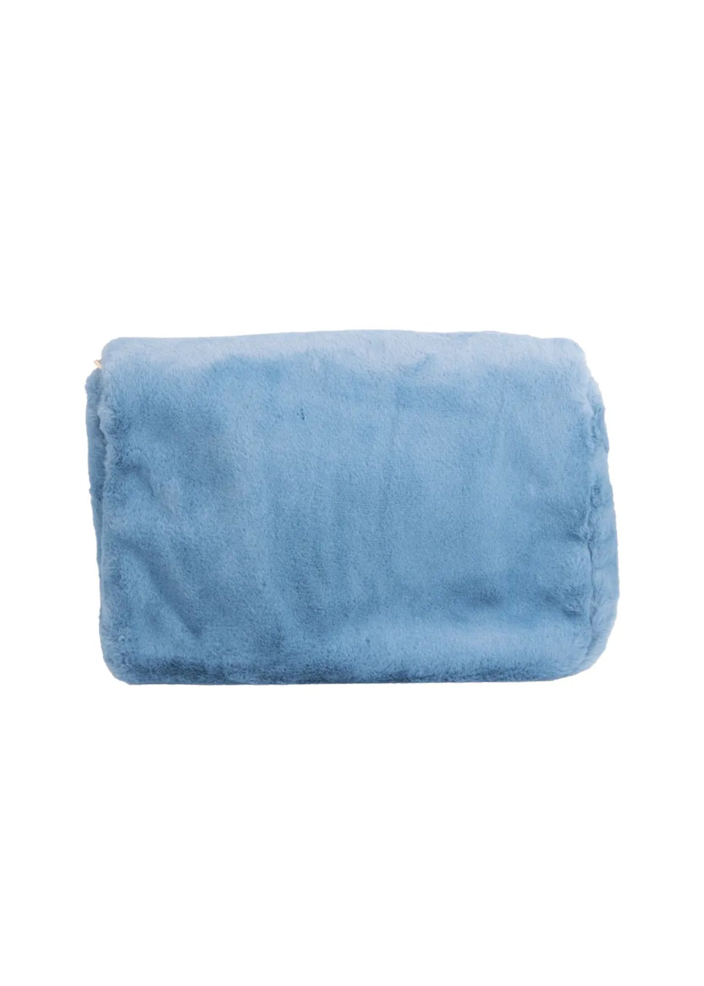 The Edit - Baby Blue Faux Fur Shoulder Bag