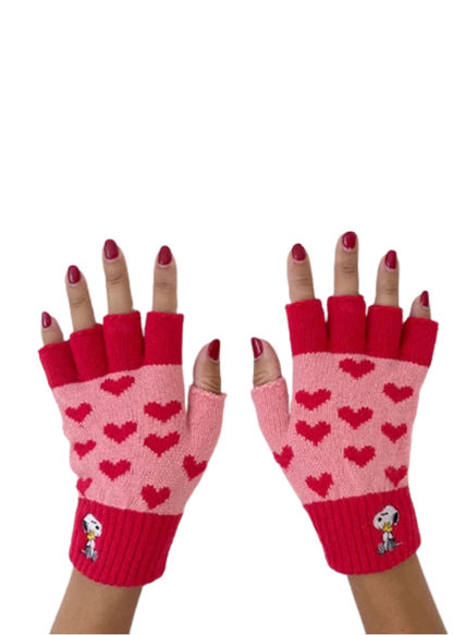 House of Disaster - Peanuts Love Fingerless Gloves