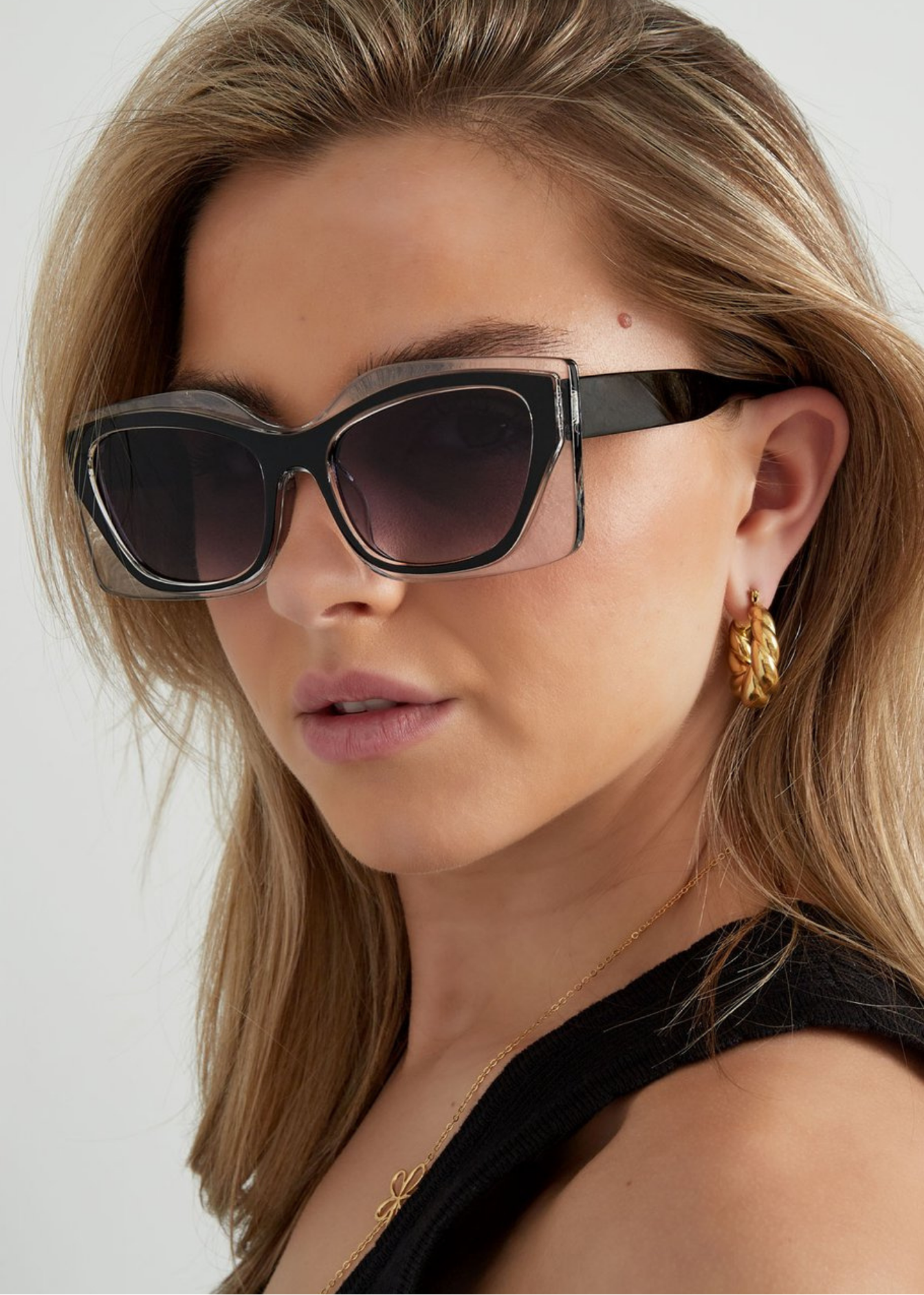 The Edit - Double Frame Sunglasses in Tortoiseshell