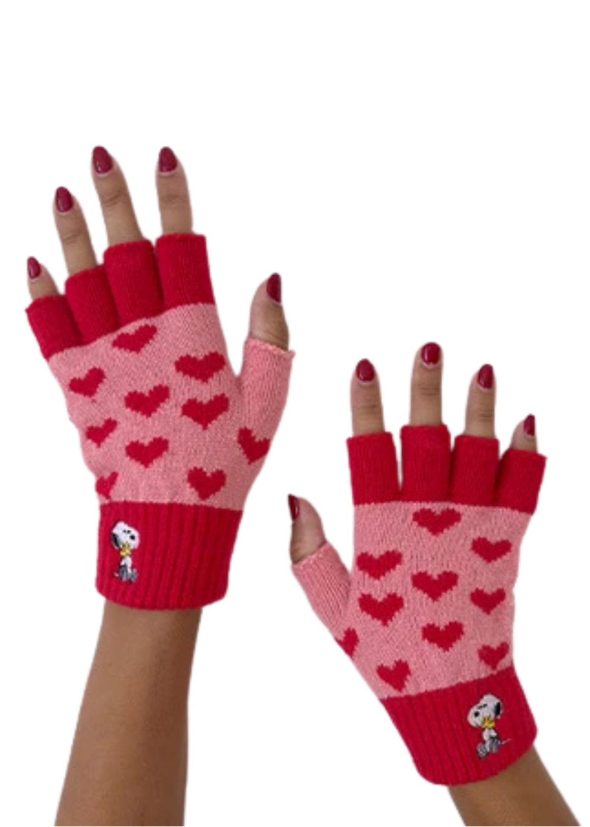 House of Disaster - Peanuts Love Fingerless Gloves