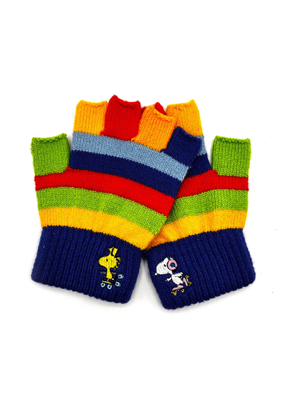 House of Disaster - Peanuts Rainbow Fingerless Gloves