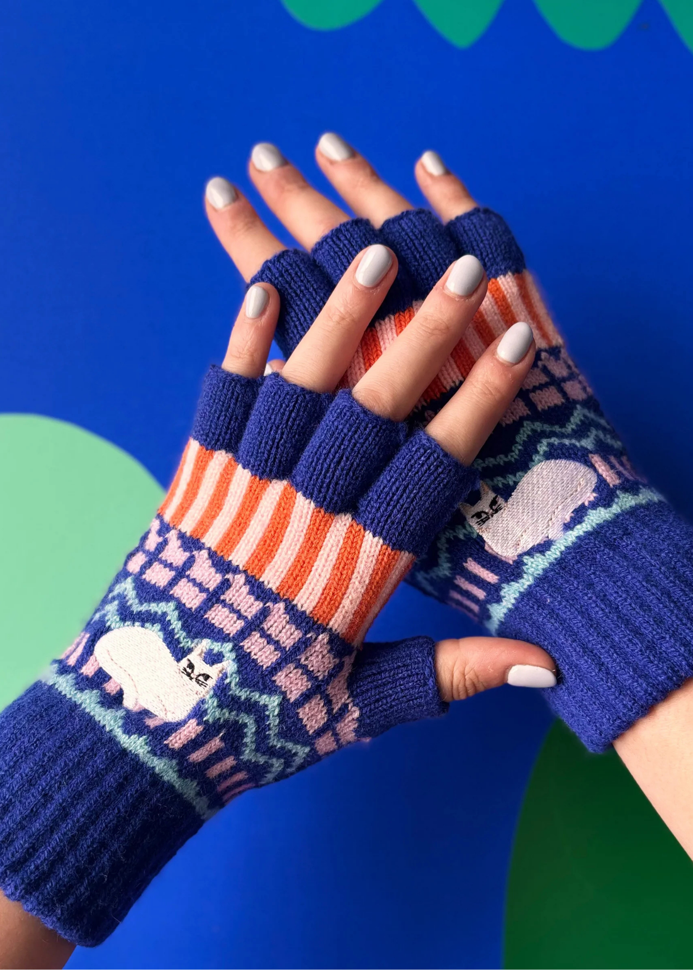 House of Disaster - Catnip Fingerless Gloves