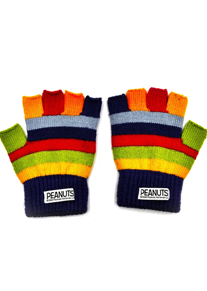 House of Disaster - Peanuts Rainbow Fingerless Gloves