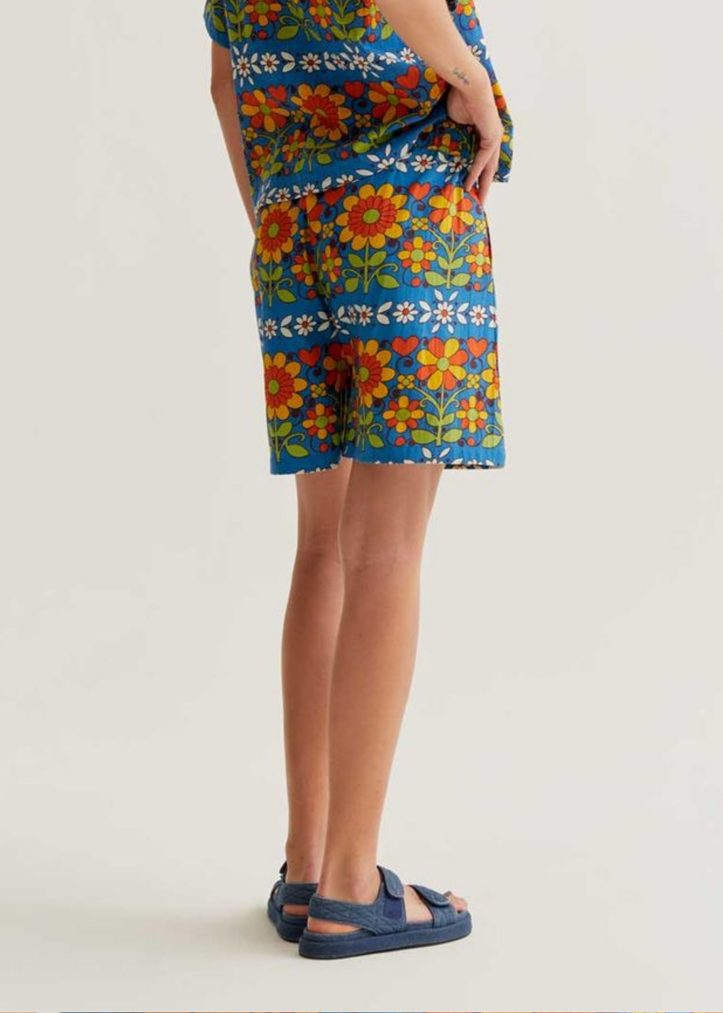 Compañia Fantastica - Retro Garden Print Shorts
