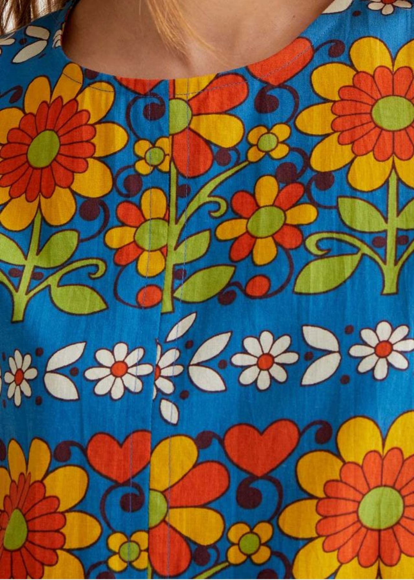 Compañia Fantastica - Retro Garden Print A-Line Dress