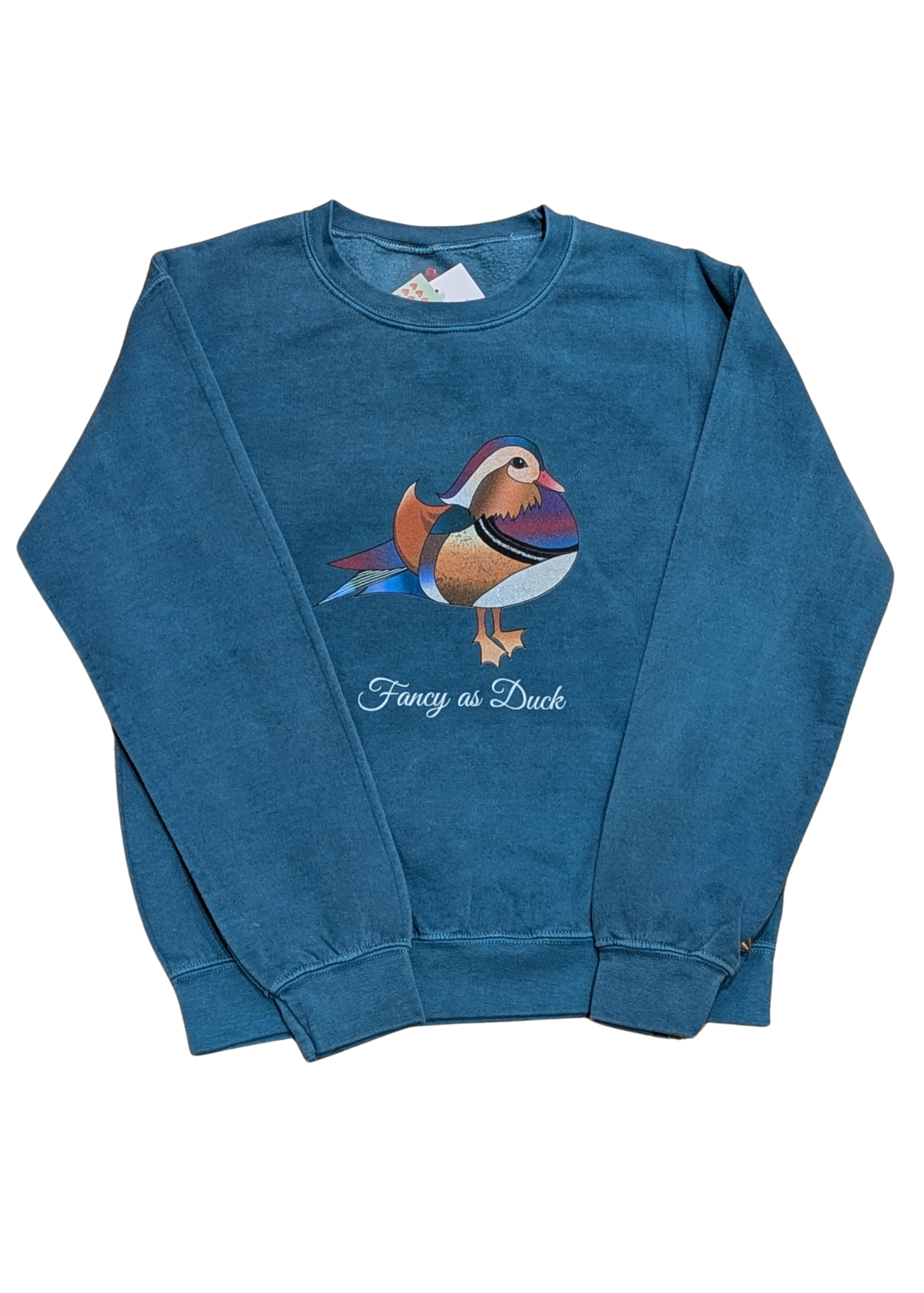 Home of Rainbows - Fancy As Duck Sweater in Teal