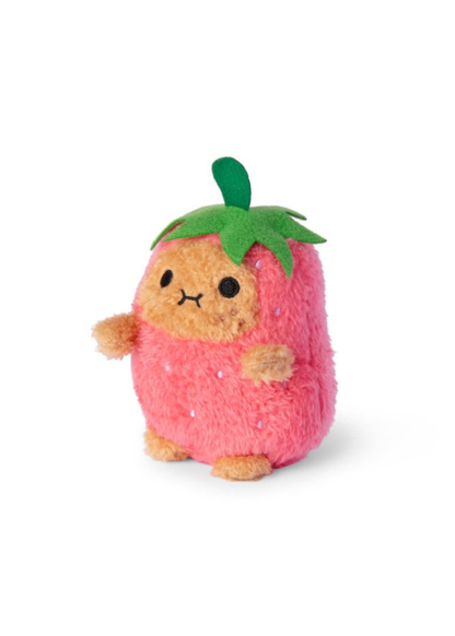 Noodoll - Strawberry Ricespud Mini Sitting Plush Toy