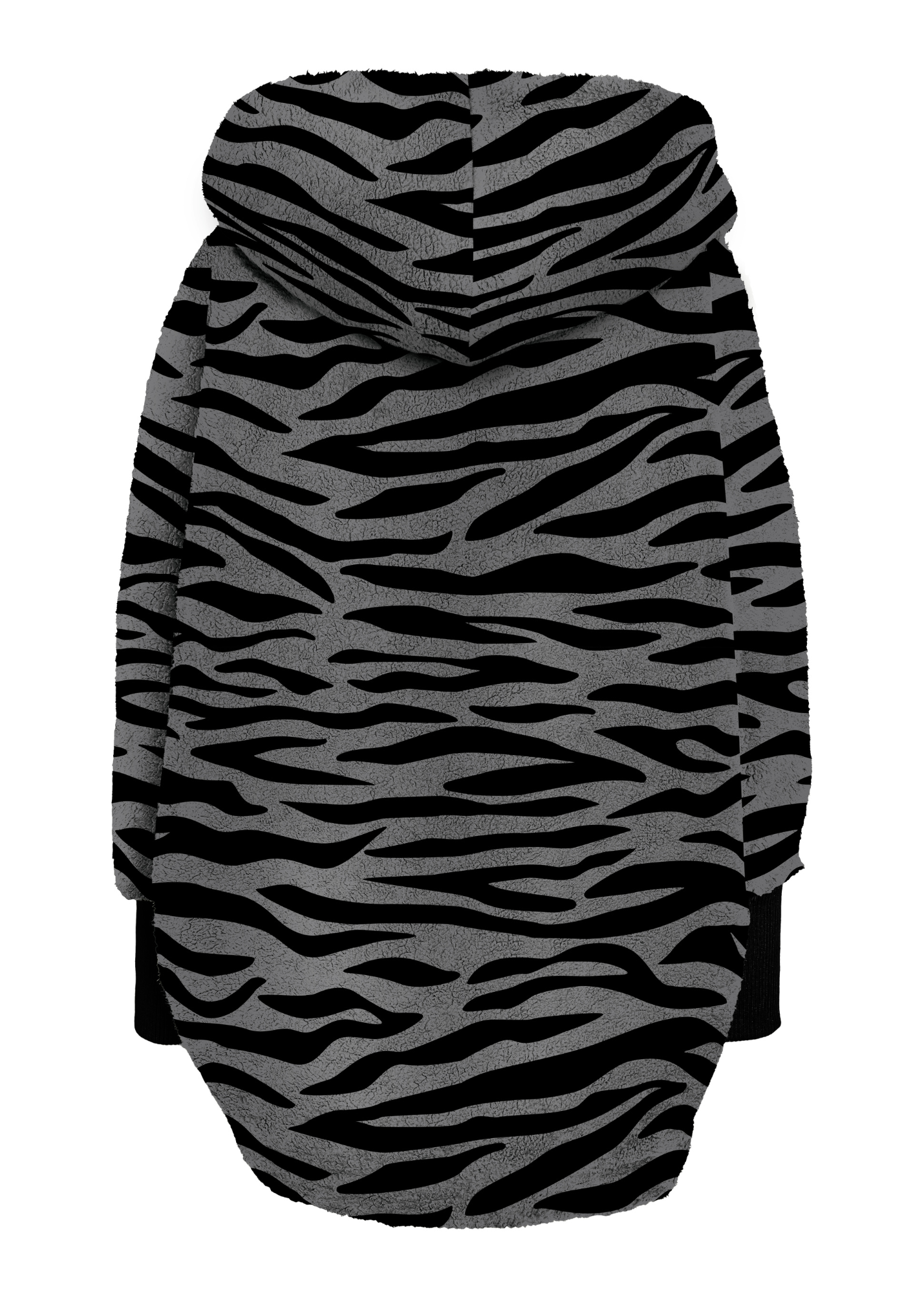 Noisy May - Zebra Print Fluffy Jacket