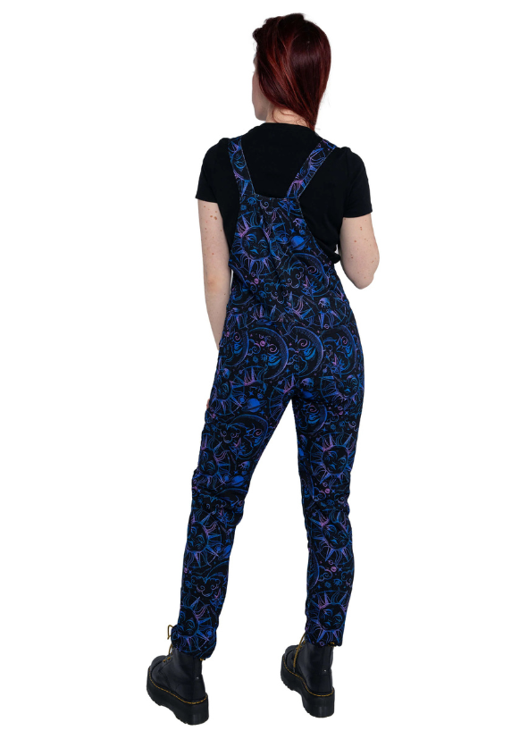 Rebel Romance - Celestial Dreams Stretch Twill Dungarees