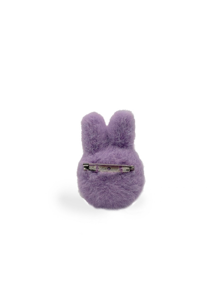 Miffy - Lilac Miffy Fuzzy Eco Brooch in Gift Box