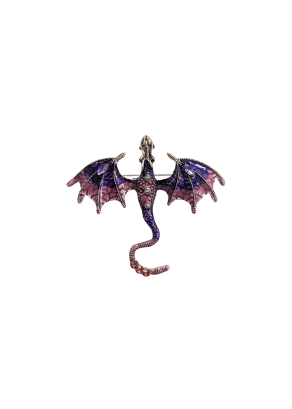 The Edit - Pink Dragon Brooch