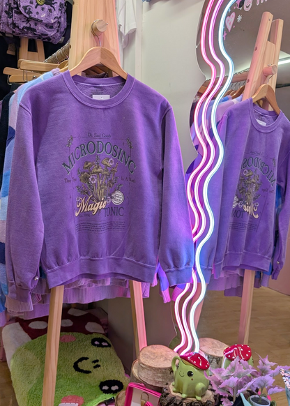 Daisy Street - Violet 'Microdosing' Mushroom Sweater
