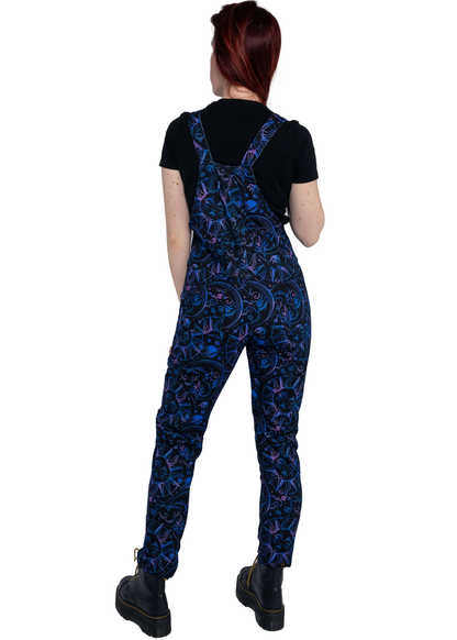 Rebel Romance - Celestial Dreams Stretch Twill Dungarees