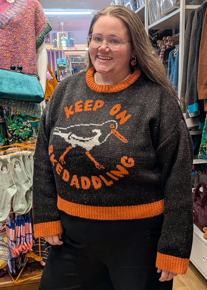 Home of Rainbows - 'Keep on Skedaddling' Oystercatcher Jumper