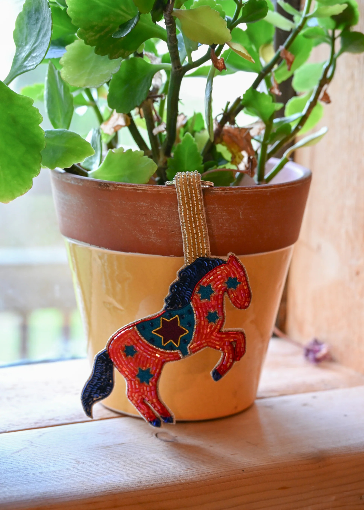 My Doris - Folk Horse Large Keyring