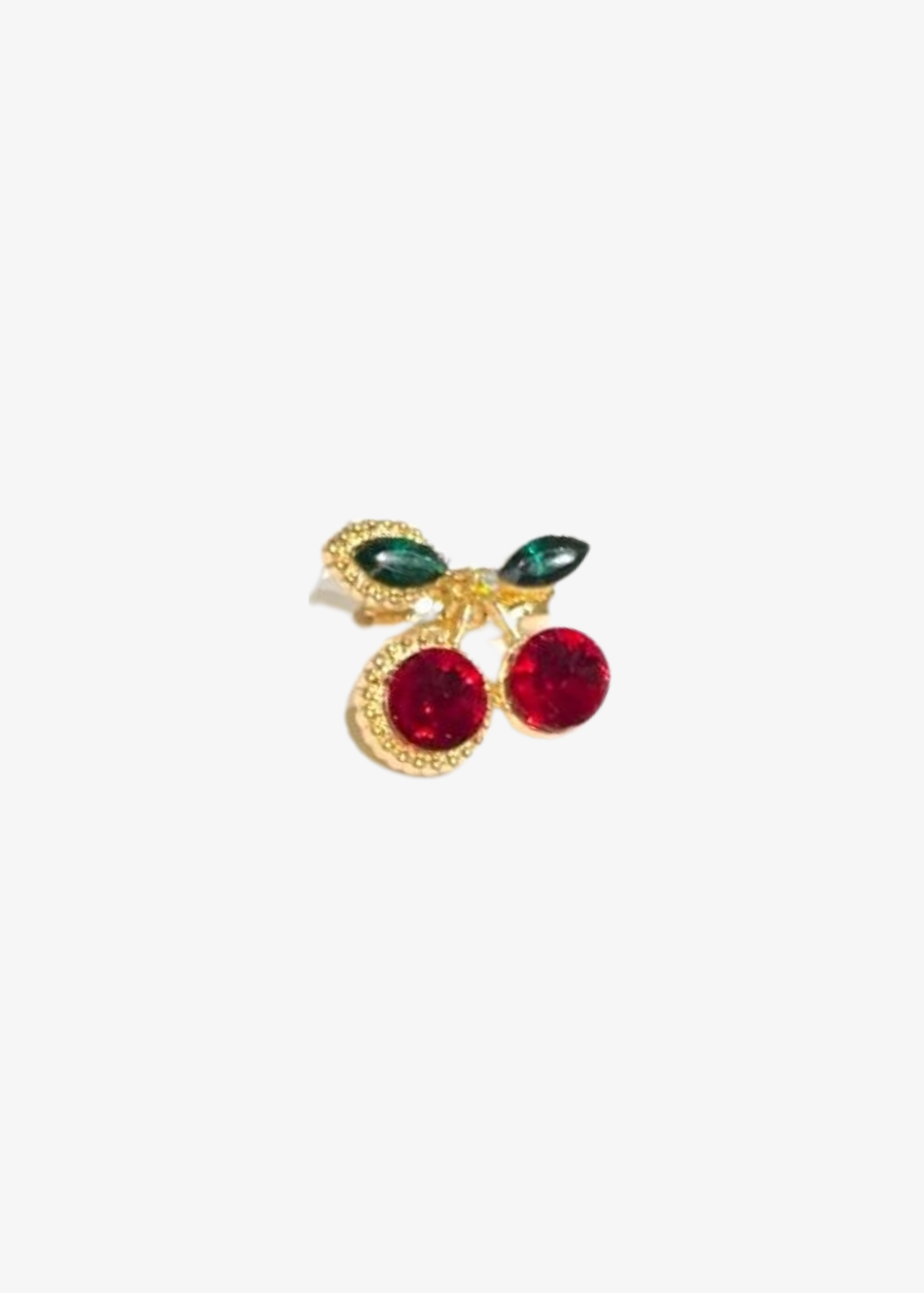 The Edit - Red Cherry Jewel Brooch